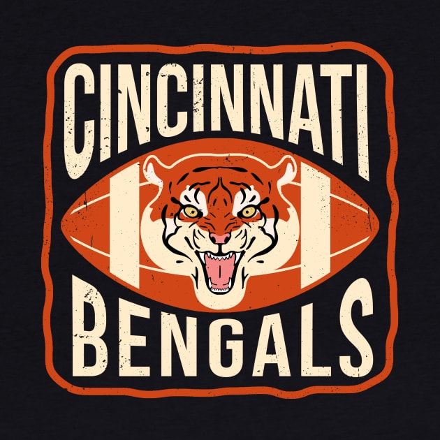 Cincinnati Bengals - Retro by Thermul Bidean
